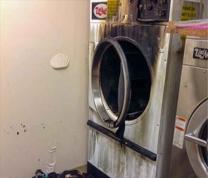 The aftermath of a dryer fire in a Deerfield Beach home.